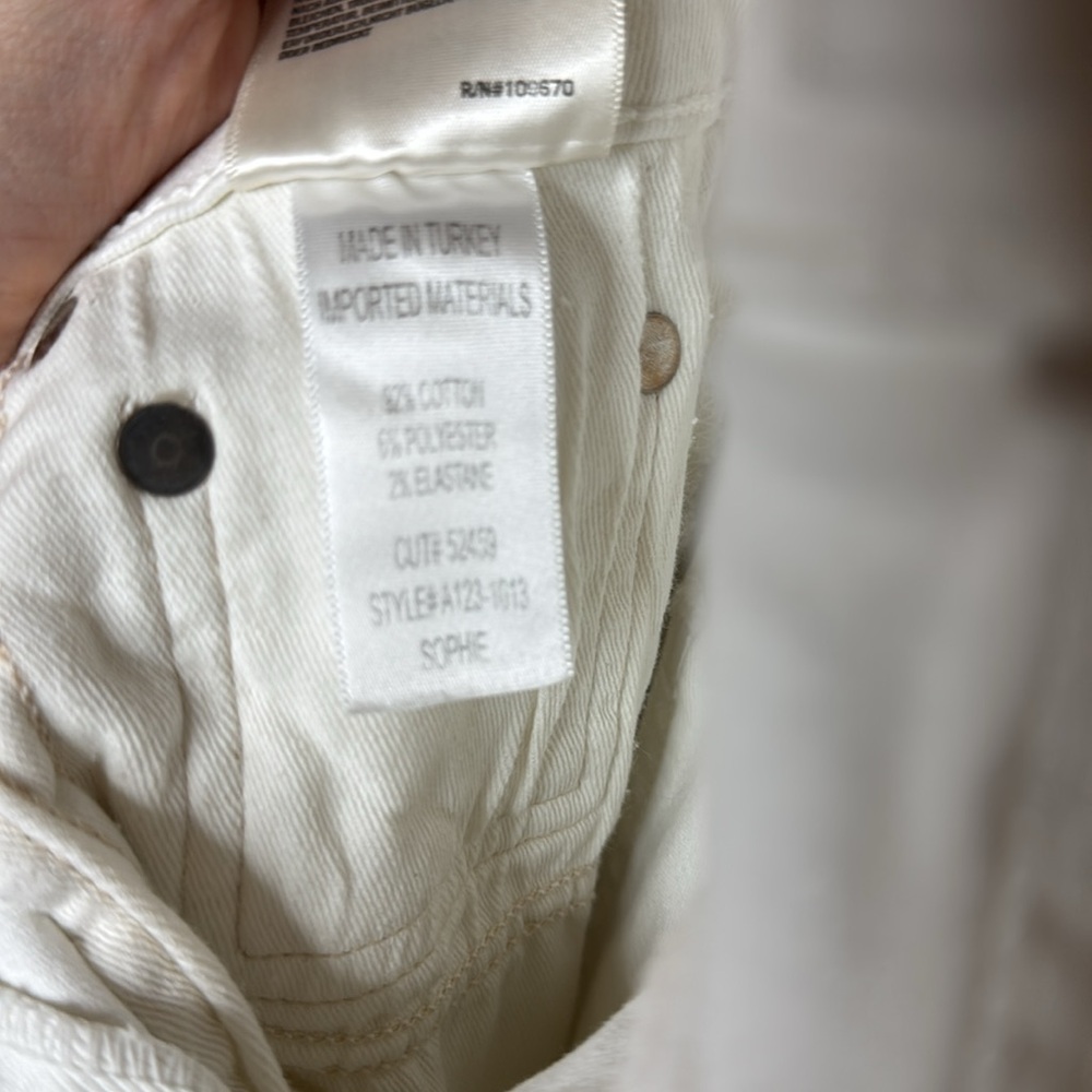 Agolde White Skinny Sophie Jeans - size 25 - Picture 10 of 17